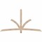 Ekena Millwork Davenport Smooth Timber Gable Bracket, Douglas Fir, 84"W x 45"H x 1 1/2"D x 3 1/2"F, 13/12 Pitch GBW084X45X0204DAV00SDF - alternate 1